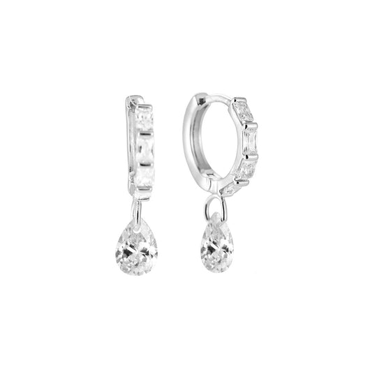 Sparkle Drop Hoops